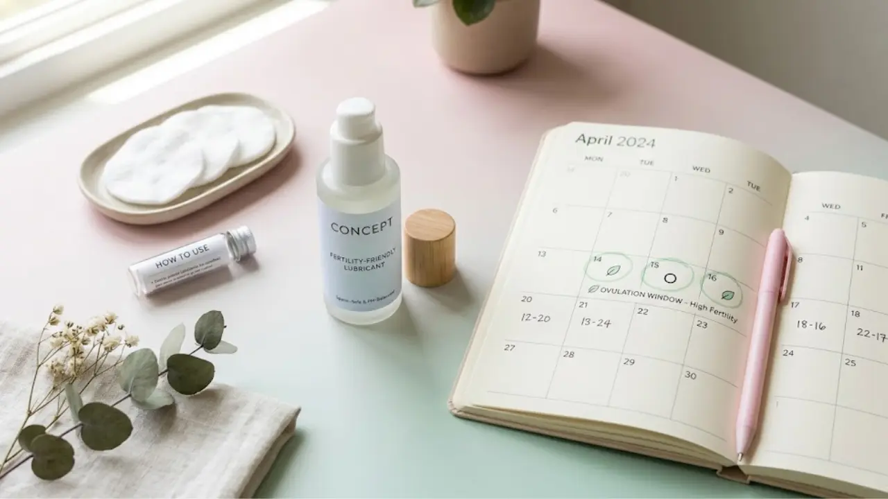 best lubricant for trying to get pregnant during ovulation fertility friendly lube concept